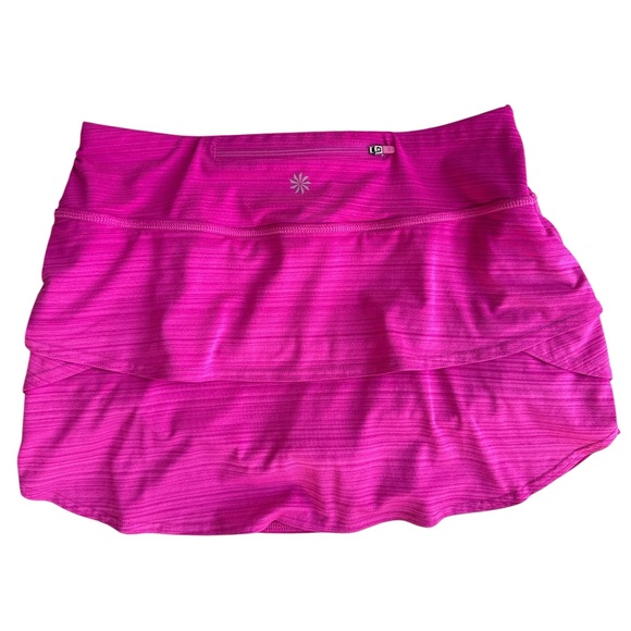 Athleta Fuchsia Layered Golf Skort Skirt - Picture 3 of 7